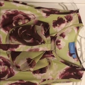 Nice color with flower at the front dress